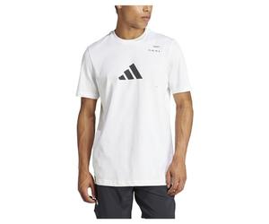 adidas Men's AEROREADY Tennis Category Graphic Tee, White, L