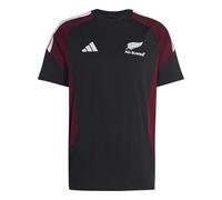 adidas Men's All Blacks Cotton Shirt, All Black/Maroon, 3XL