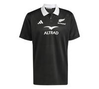 adidas All Blacks Rugby Supporters Polo Shirt Top T-Shirt Mens Black