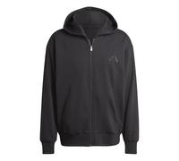 adidas Men's All SZN Fleece Full Zip Hoodie, Black, XL