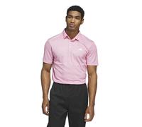 adidas Men's Allover Print Polo Shirt, Pure Ruby S25/White, Medium