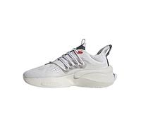 adidas Men's Alphaboost V1 Sneakers, FTWR White Blue Fusion Bright Red, 8 UK