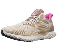 adidas Men's Alphabounce Beyond Running Shoe, Chalk Pearl/Shock Pink/Trace Khaki, 12.5 M US