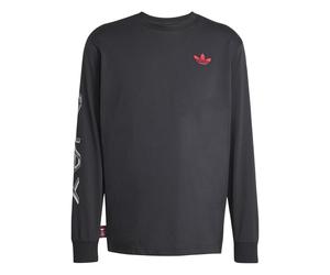 adidas Mens Amsterdam Graphic Long Sleeve T-shirt Adults Cotton