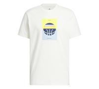 adidas Men's Another Bucket Graphic T-Shirt, Off White, XL