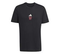 adidas Men's ANX Hoop Graphic T-Shirt, Black, S