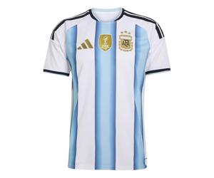 adidas Mens Argentina 26 Home Replica Jersey, White/Icey Blue/Light Blue, Medium