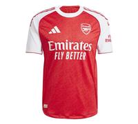 adidas Mens Arsenal Authentic Home Shirt 2025 2026 Domestic Crew Neck