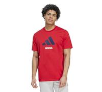 adidas Men's Arsenal Fc Seasonal Graphic T-Shirt, Better Scarlet, XXL