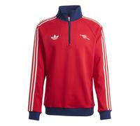 adidas Mens Arsenal Originals Half Zip Jumper Sweater Pullover Top Long Sleeve