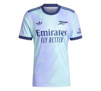 adidas Mens Arsenal Third Shirt 2024 2025 Adults Blue L