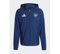 adidas Arsenal Vis Tech Travel Jacket Mens S Blue