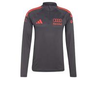 adidas Men's AUDI FORMULA ONE TEAM MECHANICS 1/4 ZIP, utility black/hi-res red, XXL