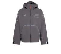 adidas Men's Audi Revolut Formula One Team 2026 Engineers & Marketing Rain Coat, grey strata, S