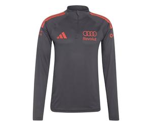 adidas Men's Audi Revolut Formula One Team 2026 Mechanics 1/4 Zip Coat, utility black/hi-res red, XL