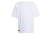adidas Men's Audi Revolut Formula One Team Elevated Graphic Ii Shirt, White/hi-res red, XL