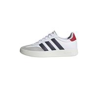 adidas Men's Barreda Sneaker, White Shadow Navy Better Scarlet, 10.5 UK
