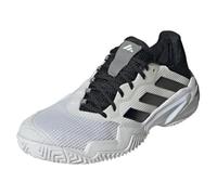 adidas Men's Barricade 13 Sneaker, White/Black/Grey, 8 UK