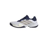 adidas Men's Barricade 14 Tennis, White/Cyber Metallic/Dark Blue, 13