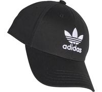 adidas Men's Baseball Trefoil Cap, Black/White