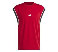 adidas Men's Basketball All World Sleeveless Tank, Team Power Red 2 / Black, XS