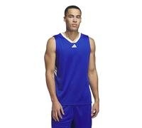adidas Men's Basketball Legends Tank Shirt, Team Royal Blue/White, M Tall