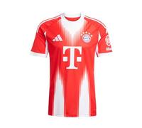 Adidas Bayern Munich Home Mens Short Sleeve Jersey 2025/2026 Colour: Red, Size: Medium
