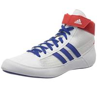 (White, UK 10) adidas Havoc Mens Adult Wrestling Trainer Shoe Boot White/Blue/Red