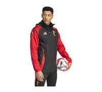adidas Mens Belgium Allweather Jacket 2024 2025 Adults Black/Scarlet L