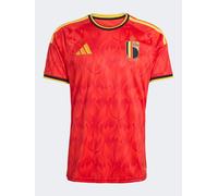 adidas Mens Belgium Replica 26 Home Football Shirt, Red/Bogold, Size L, Men Red/Bogold