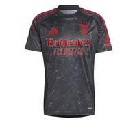 adidas Mens Benfica Away Shirt 2024 2025 Adults Short Sleeve Domestic Crew Neck