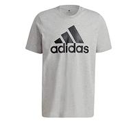 adidas Men's Bl Sj T Shirt, Mgreyh/Black, XL UK