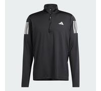 ADIDAS Men's Black 1/4 Zip Long Sleeve Own the Run Jacket Size Small BNWT
