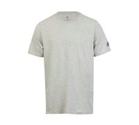 Adidas Mens Blank T-Shirt - Grey - S - Grey - 100% Cotton