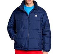 Adidas Men's Blue Quilted Down Jacket, Blue, L