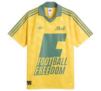 Adidas Men's Bob Marley Jersey Top Bold Gold Large