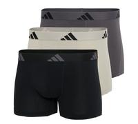 Adidas Men's Boxer Shorts, 3er Pack - Trunks, Active Flex Cotton, Logo, Tying