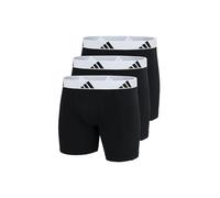 adidas Men's Boxer Brief (3pk) -Active Flex Cotton Underwear, 006 Black, XL (Pack of 3)