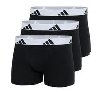 Adidas Men's Boxers, 3-Pack - Trunks, Active Flex Cotton, Logo