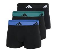 Adidas Men's Boxers, 3-Pack - Trunks, Active Flex Cotton, Logo