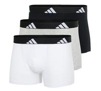Adidas Men's Boxers, 3-Pack - Trunks, Active Flex Cotton, Logo
