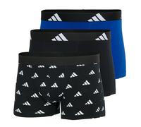 Adidas Men's Boxers, 3-Pack - Trunks, Active Flex Cotton, Logo