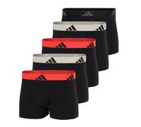 Adidas Men's Boxers, 5 Pack - Trunks, Active Flex Cotton, Logo