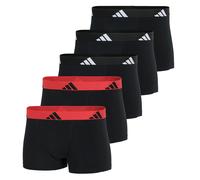 Adidas Men's Boxers, 5 Pack - Trunks, Active Flex Cotton, Logo