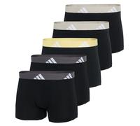 Adidas Men's Boxers, 5 Pack - Trunks, Active Flex Cotton, Logo