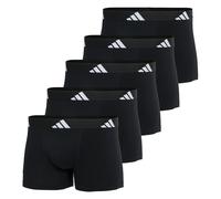 Adidas Men's Boxers, 5 Pack - Trunks, Active Flex Cotton, Logo