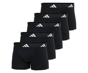 Adidas Men's Boxers, 5 Pack - Trunks, Active Flex Cotton, Logo