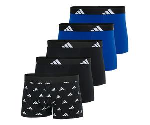 Adidas Men's Boxers, 5 Pack - Trunks, Active Flex Cotton, Logo