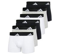 adidas Mens Boxershorts 6-Pack Trunks Active Flex Cotton Logo