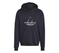 adidas Men's BRAND LOVE FRENCH TERRY HOODIE, black, L